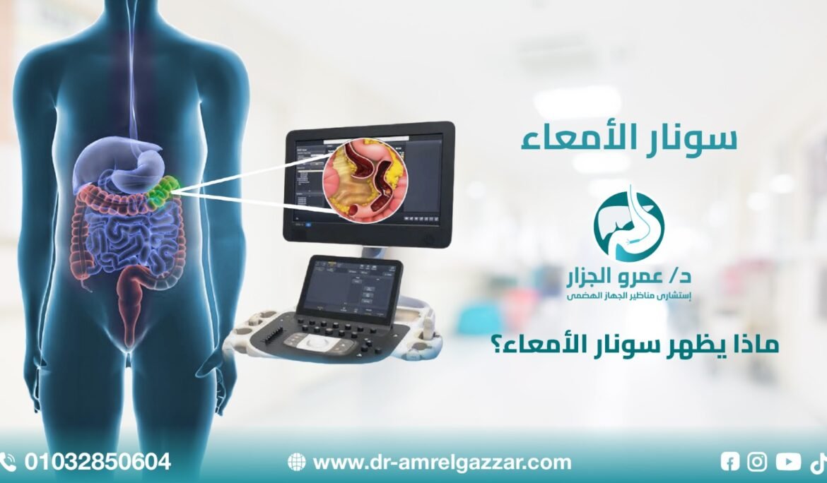 ماذا يظهر سونار الأمعاء؟